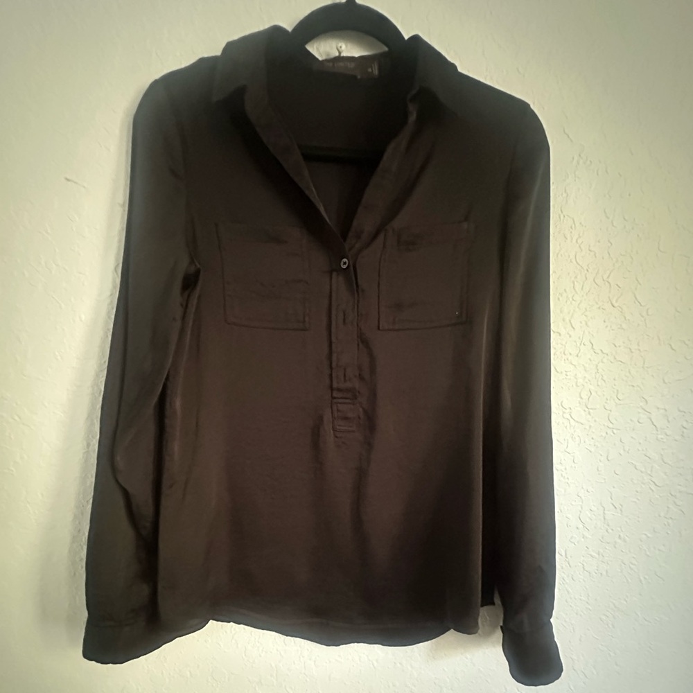 The Limited Black Long Sleeve Blouse Size XS